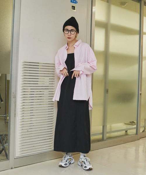 Auntie Rosa Holiday（アンティローザホリデー）の「オーバーサイズレギュラーカラーシャツ（シャツ/ブラウス・レディース・ライトブルー/ピンク/ブルー/イエロー/パープル/オフホワイト/ネイビー・FREE）」の17枚目の写真