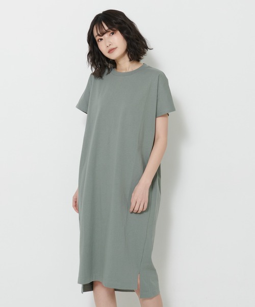 OUTDOOR PRODUCTS APPAREL(アウトドアプロダクツアパレル)の「USAコットン フォトバックプリントワンピース ビッグシルエット(ワンピース・レディース・ホワイト/ベージュ/ブラック/カーキ・FREE)」の17枚目の写真