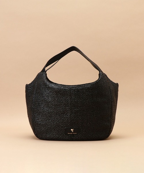 Samantha Thavasa（サマンサタバサ）の「Pomme d'espoir ポムディスポワール メッシュバルーントートバッグ 小サイズ（トートバッグ・レディース・ブラック/ホワイト/アイボリー・FREE）」の2枚目の写真