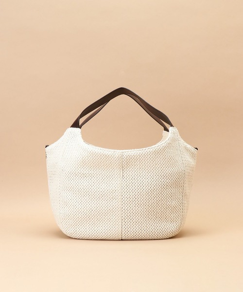 Samantha Thavasa（サマンサタバサ）の「Pomme d'espoir ポムディスポワール メッシュバルーントートバッグ 小サイズ（トートバッグ・レディース・ブラック/ホワイト/アイボリー・FREE）」の5枚目の写真