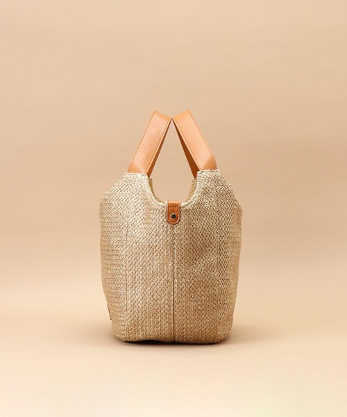 Samantha Thavasa（サマンサタバサ）の「Pomme d'espoir ポムディスポワール メッシュバルーントートバッグ 小サイズ（トートバッグ・レディース・ブラック/ホワイト/アイボリー・FREE）」の9枚目の写真