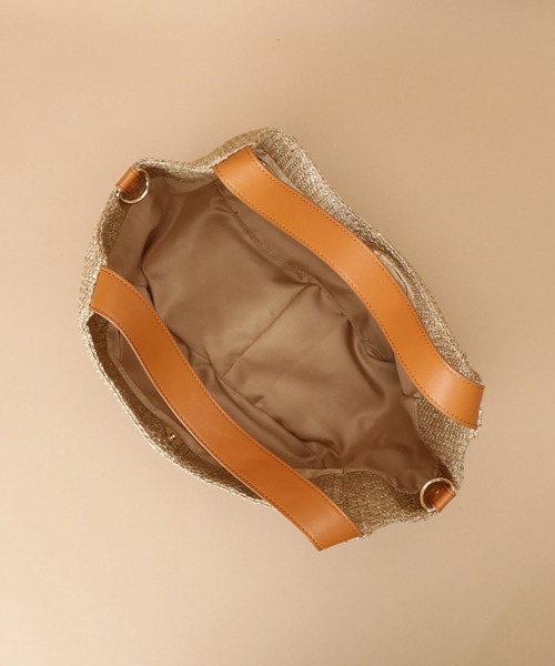 Samantha Thavasa（サマンサタバサ）の「Pomme d'espoir ポムディスポワール メッシュバルーントートバッグ 小サイズ（トートバッグ・レディース・ブラック/ホワイト/アイボリー・FREE）」の11枚目の写真