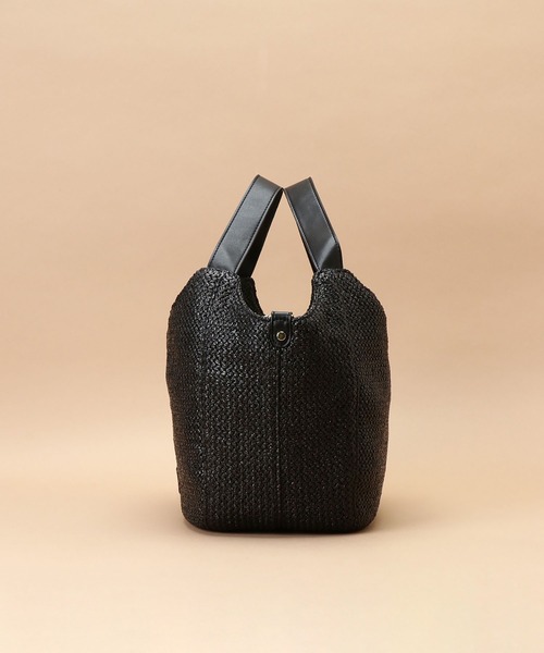 Samantha Thavasa（サマンサタバサ）の「Pomme d'espoir ポムディスポワール メッシュバルーントートバッグ 小サイズ（トートバッグ・レディース・ブラック/ホワイト/アイボリー・FREE）」の15枚目の写真