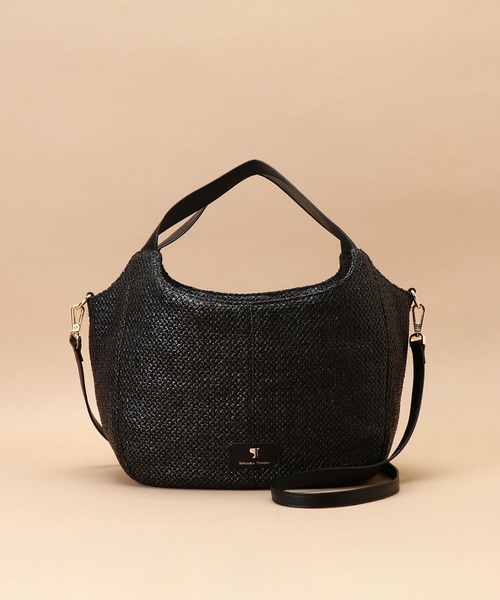 Samantha Thavasa（サマンサタバサ）の「Pomme d'espoir ポムディスポワール メッシュバルーントートバッグ 小サイズ（トートバッグ・レディース・ブラック/ホワイト/アイボリー・FREE）」の20枚目の写真