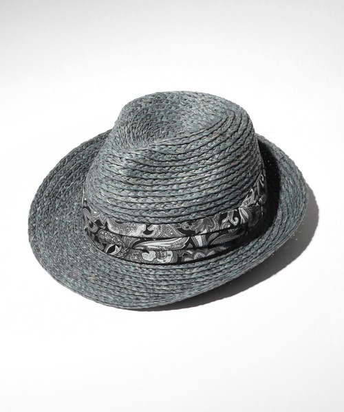 ikka（イッカ）の「ラフィアブレードハット（ハット・メンズ・ブラウン/グレー・FREE）」の2枚目の写真