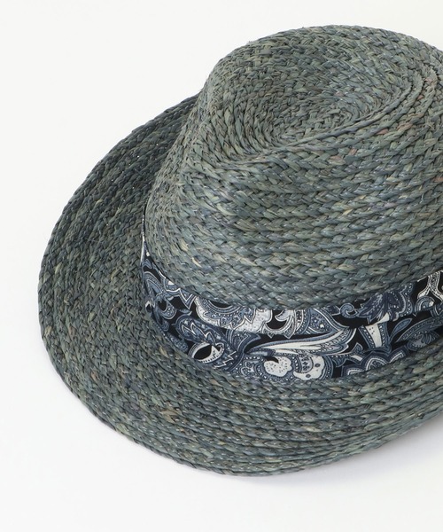 ikka（イッカ）の「ラフィアブレードハット（ハット・メンズ・ブラウン/グレー・FREE）」の7枚目の写真