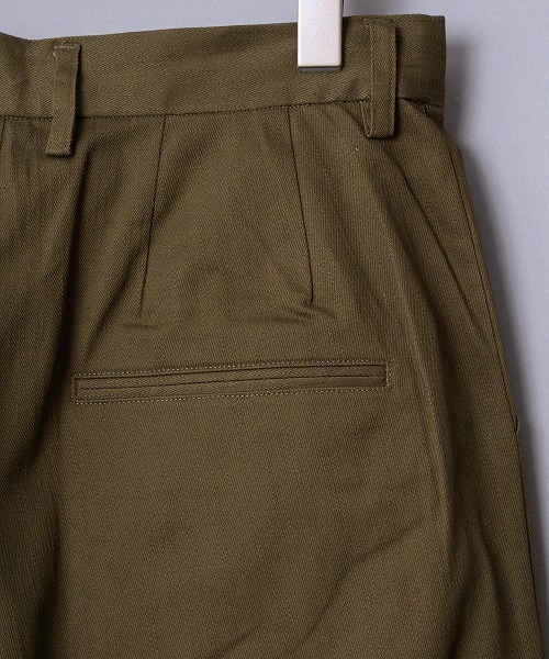 JUGLANS(ユグランス)の「【Revo.】縦スラブストレッチツイル2タックワイドテーパードパンツ(その他パンツ・メンズ・チャコール/カーキ/ブラック/アイボリー・M/L)」の14枚目の写真
