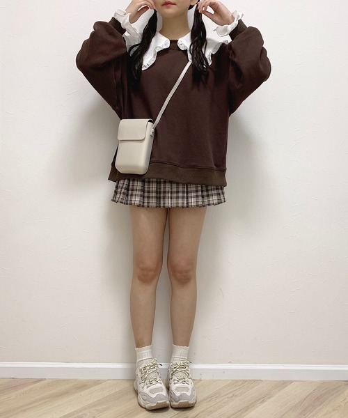 Cham.（チャム）の「レトロミニポシェット（ショルダーバッグ・レディース・ホワイト/ブラック/ブラウン・F）」の8枚目の写真