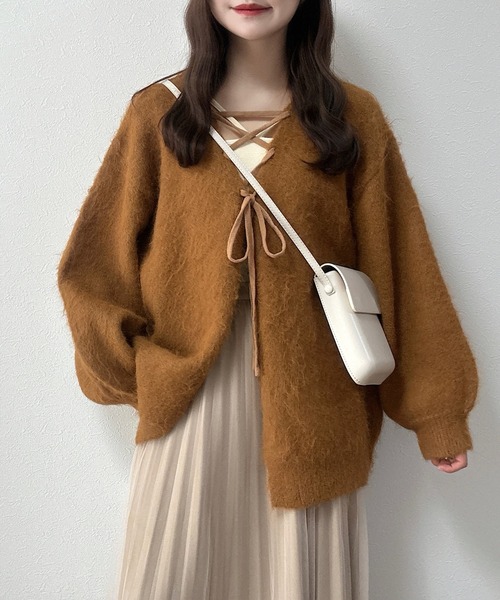 Cham.（チャム）の「レトロミニポシェット（ショルダーバッグ・レディース・ホワイト/ブラック/ブラウン・F）」の15枚目の写真