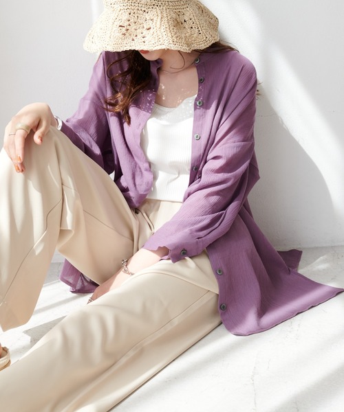 DISCOAT（ディスコート）の「【WEB限定】2タックワイドパンツ（スラックス・レディース・ブラック/ベージュ/ライトベージュ/イエロー/ブルー/グレイッシュベージュ/ブラウン・SMALL/MEDIUM/LARGE）」の16枚目の写真