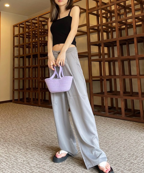 Opinion korean town(オピニオン コリアン タウン)の「Fabric mini tote bag(ハンドバッグ・レディース・ブルー/レッド/イエロー/パープル・FREE)」の17枚目の写真