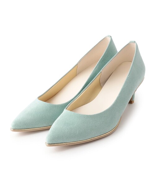 DRESKIP（ドレスキップ）の「◆【撥水】ゴールドライン5cmパンプス【靴のまち神戸で作りました】（パンプス・レディース・ブラック/マスタード/サンドベージュ/ピンク系/ライトブルー/グリーン系5/ピンク系1・25/30/35/40/45/50）」の4枚目の写真