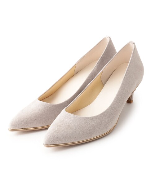 DRESKIP（ドレスキップ）の「◆【撥水】ゴールドライン5cmパンプス【靴のまち神戸で作りました】（パンプス・レディース・ブラック/マスタード/サンドベージュ/ピンク系/ライトブルー/グリーン系5/ピンク系1・25/30/35/40/45/50）」の3枚目の写真