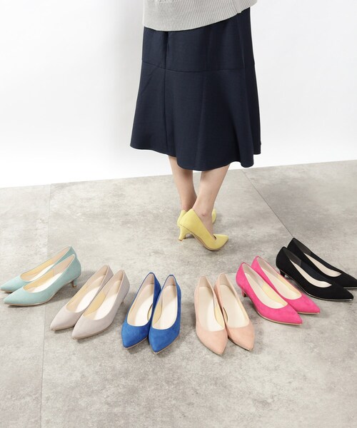 DRESKIP（ドレスキップ）の「◆【撥水】ゴールドライン5cmパンプス【靴のまち神戸で作りました】（パンプス・レディース・ブラック/マスタード/サンドベージュ/ピンク系/ライトブルー/グリーン系5/ピンク系1・25/30/35/40/45/50）」の18枚目の写真
