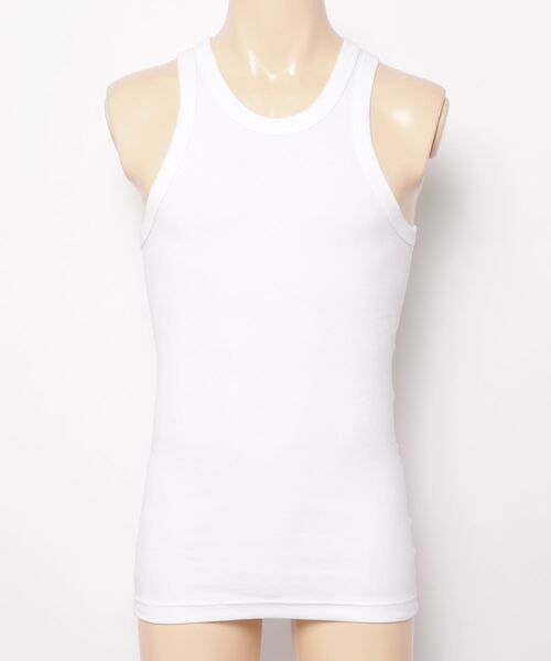 HANES（ヘインズ）の「【Hanes/ヘインズ】メンズ ビーフィー リブタンクトップ（タンクトップ・メンズ・ホワイト/ブラック/ネイビー/ヘザーグレー・MEDIUM/LARGE/X-LARGE）」の21枚目の写真