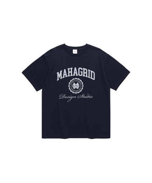 MAHAGRID（マハグリッド）の「『mahagrid/マハグリッド』AUTHENTIC LOGO TEE/オーセンティック カレッジロゴ Tシャツ 半袖 カットソー（Tシャツ/カットソー・メンズ・ホワイト/ブラック/ネイビー/アイボリー・M/L/S/XL）」の20枚目の写真