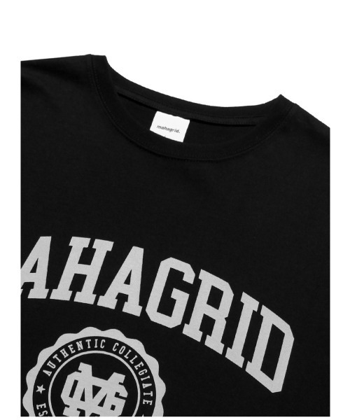 MAHAGRID（マハグリッド）の「『mahagrid/マハグリッド』AUTHENTIC LOGO TEE/オーセンティック カレッジロゴ Tシャツ 半袖 カットソー（Tシャツ/カットソー・メンズ・ホワイト/ブラック/ネイビー/アイボリー・M/L/S/XL）」の7枚目の写真