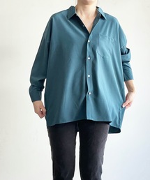 The TWENTYSEVEN:PE STRETCH DROP SHOULDER SHIRTS L/S ポリストレッチドロップショルダーシャツロングスリーブ