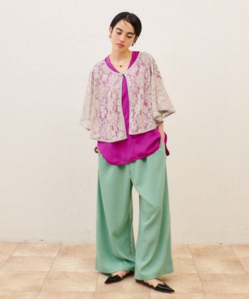 manana suerte(マニャーナスエルテ)の「トレンドアイテム ポインテッドトゥzigzagシューズ(パンプス・レディース・グリーン/ブラック・LARGE/MEDIUM)」の13枚目の写真