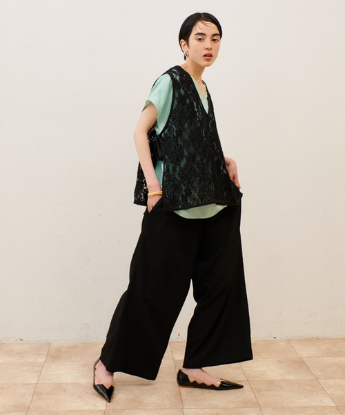 manana suerte(マニャーナスエルテ)の「トレンドアイテム ポインテッドトゥzigzagシューズ(パンプス・レディース・グリーン/ブラック・LARGE/MEDIUM)」の10枚目の写真