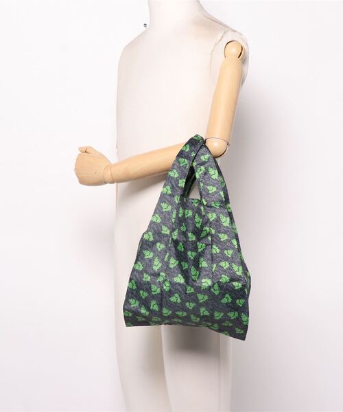 Healthknit Product(ヘルスニットプロダクト)の「コンパクトレジ袋バッグ エコバック(エコバッグ/サブバッグ・メンズ・ブルー/ブラック系その他/ブラック/レッド・FREE)」の16枚目の写真