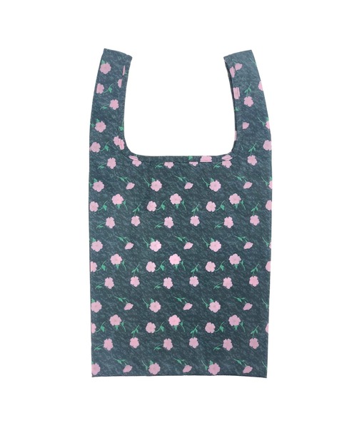 Healthknit Product(ヘルスニットプロダクト)の「コンパクトレジ袋バッグ エコバック(エコバッグ/サブバッグ・メンズ・ブルー/ブラック系その他/ブラック/レッド・FREE)」の2枚目の写真