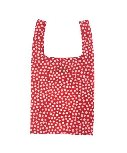 Healthknit Product(ヘルスニットプロダクト)の「コンパクトレジ袋バッグ エコバック(エコバッグ/サブバッグ・メンズ・ブルー/ブラック系その他/ブラック/レッド・FREE)」の4枚目の写真