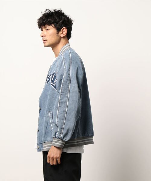 Sakka（サッカ）の「デニムビッグスタジャン（デニムジャケット・メンズ・ブルー・MEDIUM/LARGE）」の4枚目の写真