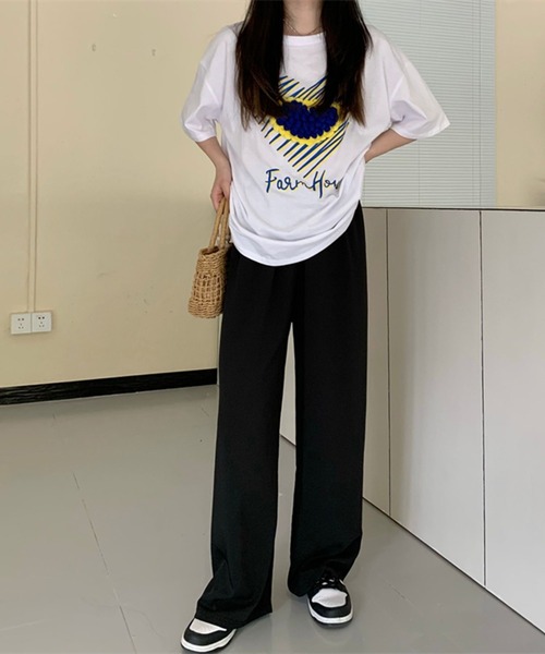 VIBGYOR(ヴィブジョー)の「【leune】カラースラックス(スラックス・レディース・ブラック/ブルー/ワイン・FREE)」の2枚目の写真