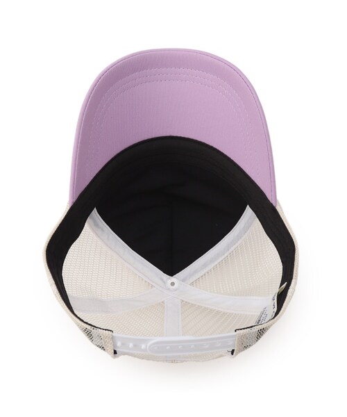 SHOO・LA・RUE(シューラルー)の「◆蝶プリントリボンメッシュCAP(キャップ・キッズ・ピンク系/ライトパープル・99)」の7枚目の写真