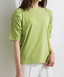 Pierrot | Steady 8月号掲載アイテム　汗ジミ防止シャーリングデザインTシャツ(Tシャツ/カットソー)