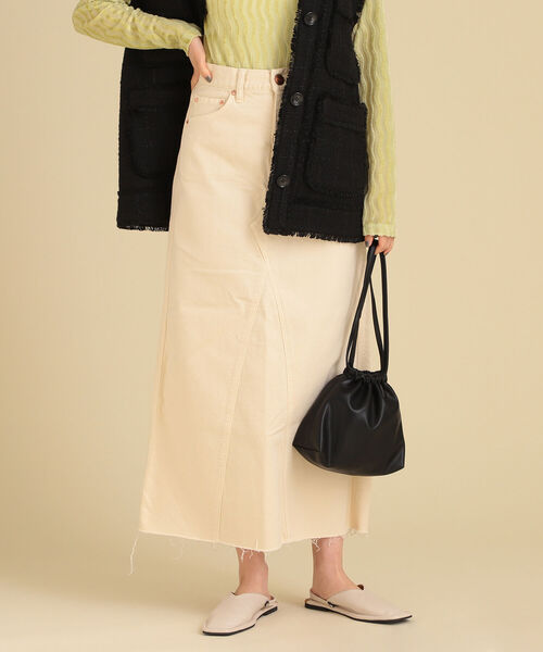 Ray BEAMS（レイビームス）の「RED CARD TOKYO × Ray BEAMS / 別注 Maddie スカート（スカート・レディース・サックスブルー/ナチュラル・1/0）」の15枚目の写真