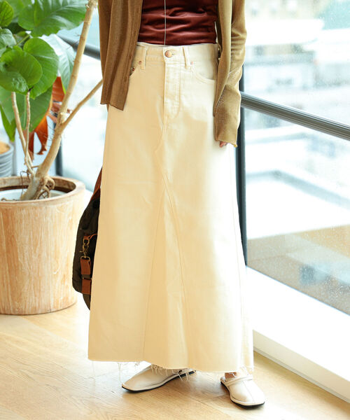 Ray BEAMS（レイビームス）の「RED CARD TOKYO × Ray BEAMS / 別注 Maddie スカート（スカート・レディース・サックスブルー/ナチュラル・1/0）」の19枚目の写真