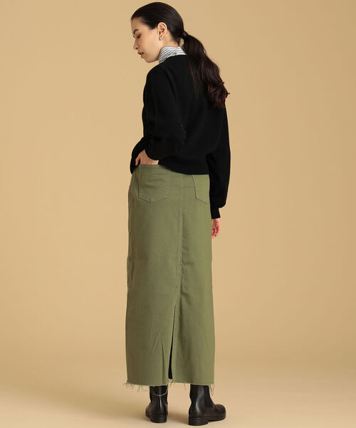 Ray BEAMS（レイビームス）の「RED CARD TOKYO × Ray BEAMS / 別注 Maddie スカート（スカート・レディース・サックスブルー/ナチュラル・1/0）」の21枚目の写真