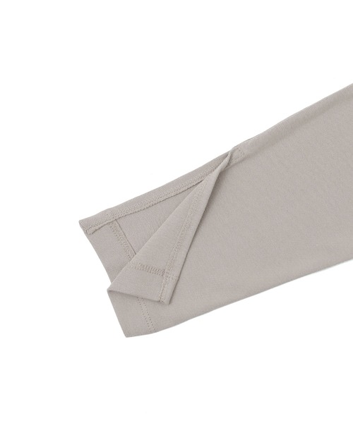 Fashion Letter（ファッションレター）の「[M-5L]スリットロングスリーブTEE（Tシャツ/カットソー・レディース・オフホワイト/ブラック/ベージュ系その他/杢グレー・M～Ｌ/LL～3L/4L～5L）」の22枚目の写真