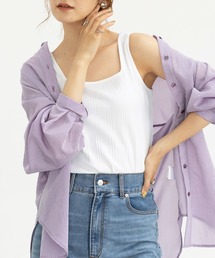 GeeRA（ジーラ）の「前後2WAYランダムリブタンクトップ（タンクトップ）」