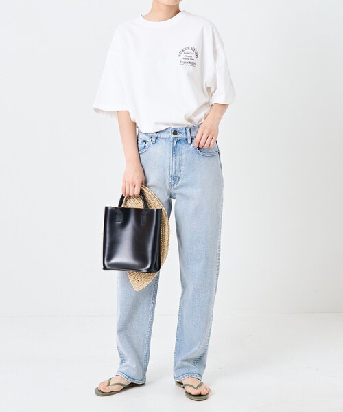 FREAK'S STORE（フリークスストア）の「FISH TEE/フィッシュTシャツ（Tシャツ/カットソー・レディース・ブラック/オフホワイト・ﾌﾘ-）」の5枚目の写真