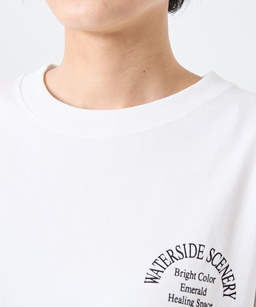 FREAK'S STORE（フリークスストア）の「FISH TEE/フィッシュTシャツ（Tシャツ/カットソー・レディース・ブラック/オフホワイト・ﾌﾘ-）」の16枚目の写真