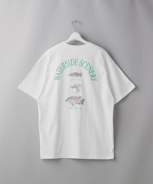 FREAK'S STORE（フリークスストア）の「FISH TEE/フィッシュTシャツ（Tシャツ/カットソー・レディース・ブラック/オフホワイト・ﾌﾘ-）」の20枚目の写真