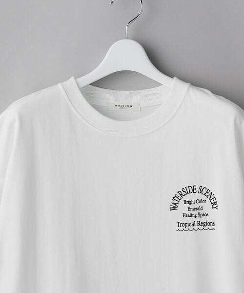 FREAK'S STORE（フリークスストア）の「FISH TEE/フィッシュTシャツ（Tシャツ/カットソー・レディース・ブラック/オフホワイト・ﾌﾘ-）」の22枚目の写真