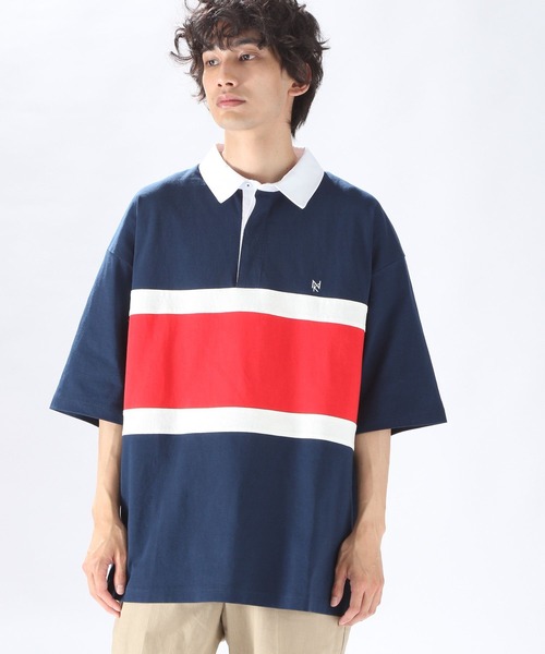 niko and...(ニコアンド)の「切り替えラガーTシャツ(Tシャツ/カットソー・メンズ・ネイビー/グリーン/スモーク・LARGE/MEDIUM)」の22枚目の写真