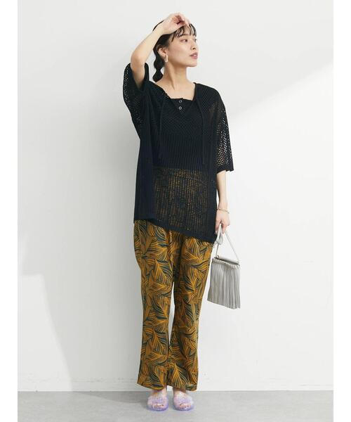 Sugar spoon(シュガースプーン)の「・SUGAR SPOON リブフレンチタンク(タンクトップ・レディース・ブラック/イエロー/グリーン/オフホワイト・FREE)」の11枚目の写真