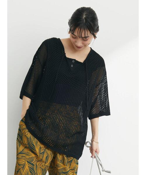 Sugar spoon(シュガースプーン)の「・SUGAR SPOON リブフレンチタンク(タンクトップ・レディース・ブラック/イエロー/グリーン/オフホワイト・FREE)」の12枚目の写真