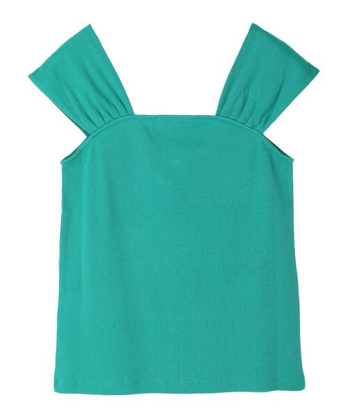 Sugar spoon(シュガースプーン)の「・SUGAR SPOON リブフレンチタンク(タンクトップ・レディース・ブラック/イエロー/グリーン/オフホワイト・FREE)」の14枚目の写真