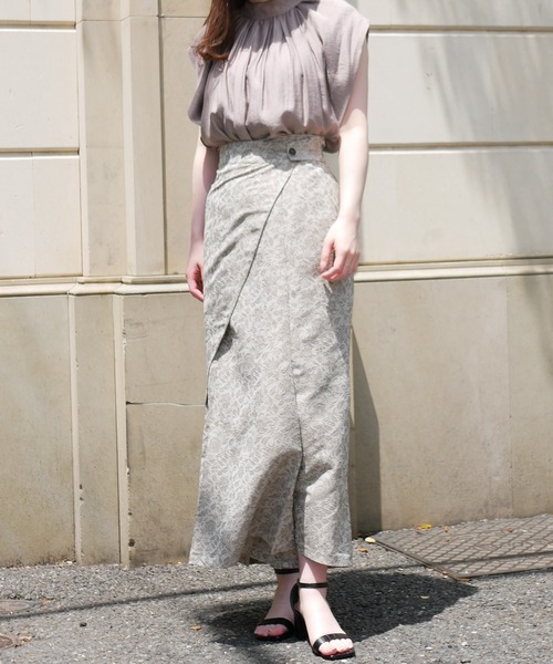 LADYMADE（レディメイド）の「2WAYギャザーボウタイブラウス（シャツ/ブラウス・レディース・オフホワイト/ブルー/モカ/ブラック・FREE）」の21枚目の写真