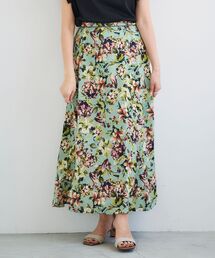 le.coeur blanc | IPEKER アートフラワーフレアスカート(スカート)