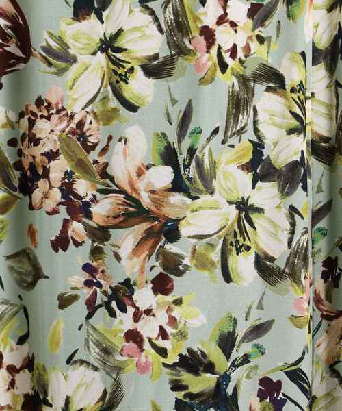 le.coeur blanc（ルクールブラン）の「IPEKER アートフラワーフレアスカート（スカート・レディース・グリーン系その他/ホワイト系その他2・38/36）」の21枚目の写真