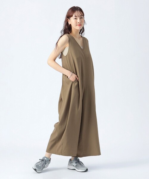 BEAMSHEART/Vネックオールインワン