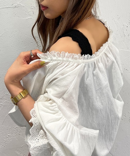 apres jour mignon(アプレジュールミニョン)の「シャーリングキャミ【ZOZOTOWN限定アイテム】(キャミソール・レディース・ピンク/ブラック/オフホワイト・フリー/X-LARGE)」の15枚目の写真