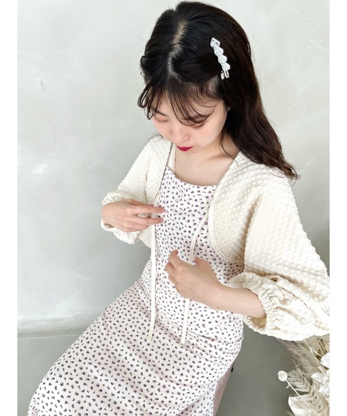 jumelle（ジュメロ）の「ポコポコボレロ（カーディガン/ボレロ・レディース・アイボリー・FREE）」の22枚目の写真